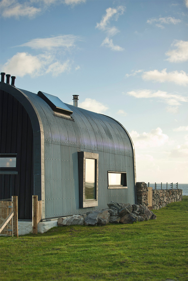 Curved Roof House