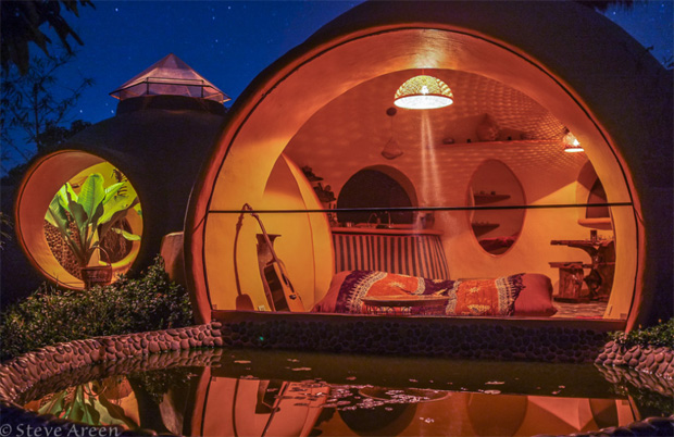 Dome Home Backyard