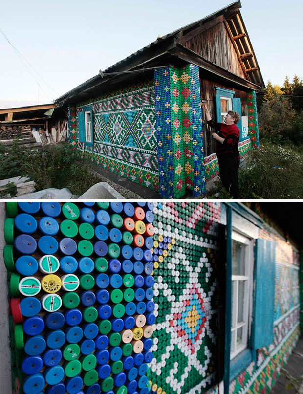 30,000 bottle caps House