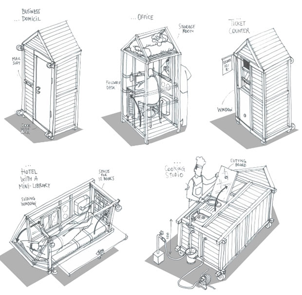 One Sq. M. House