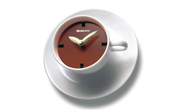 Coffee Cup Style Wall Clock