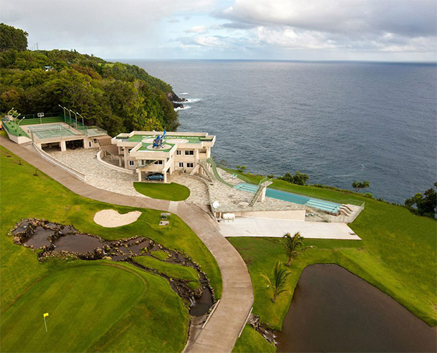 water falling state aerial