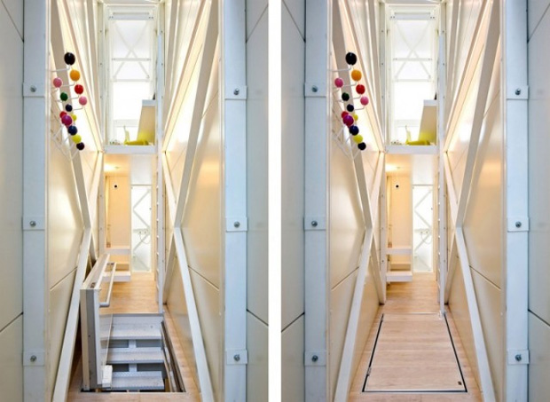 Keret House staircase