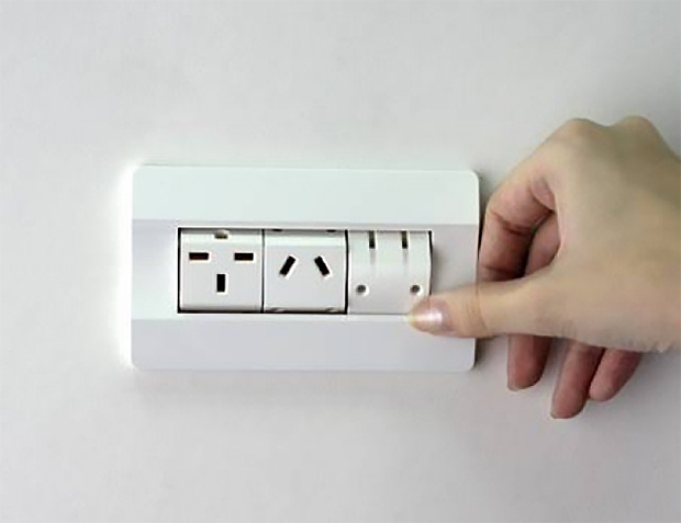 rotating socket outlet