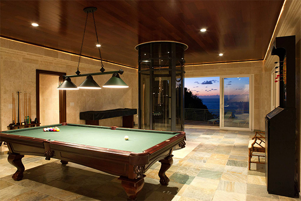 water falling state game room