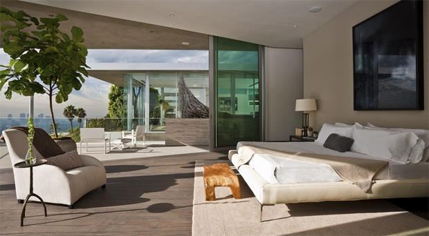 Hollywood Hills Bedroom View