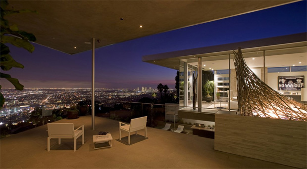 Hollywood Hills Skyline View