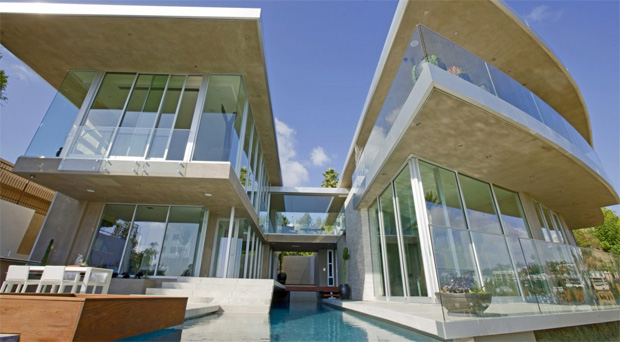 Hollywood Hills Glass Panels