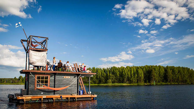 DIY Sauna Raft