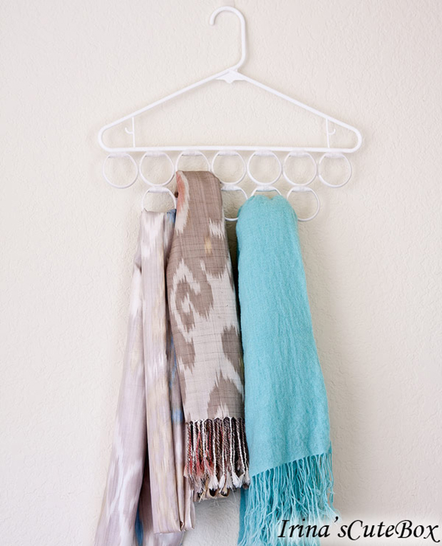 DIY Scarf Hanger