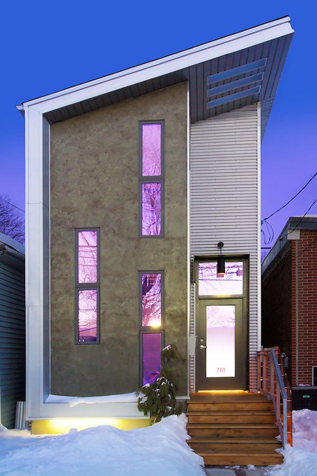 Narrow Modern Infill Tiny House