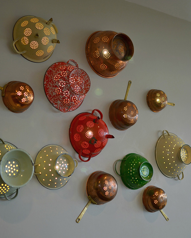 colander wall lights