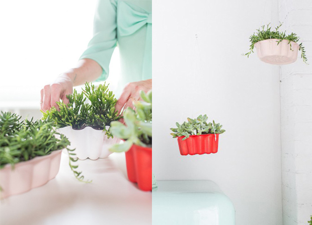 Cake Pan Planters