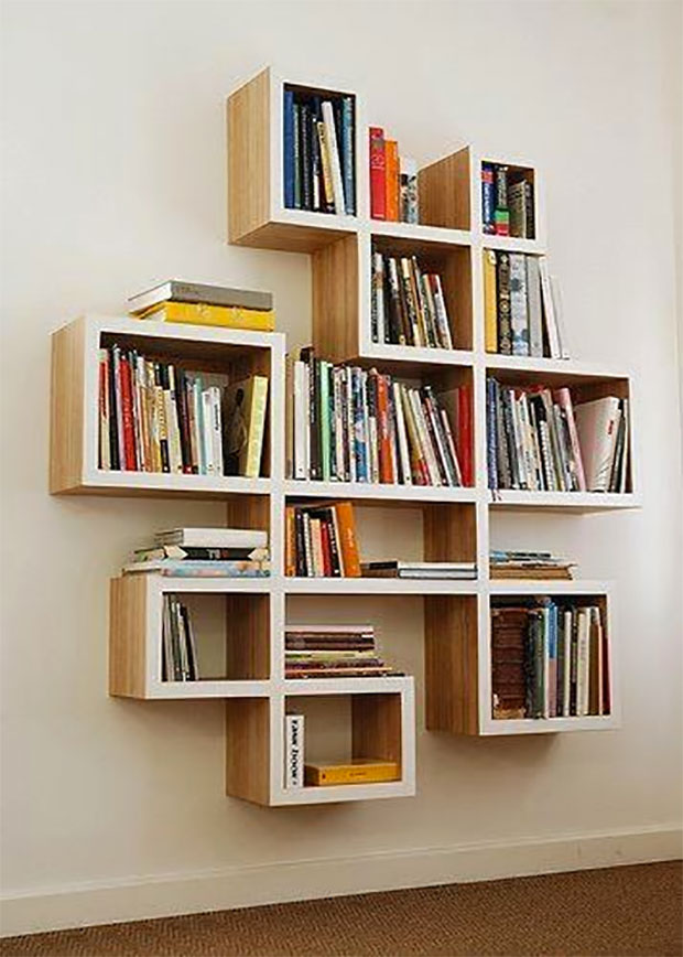 Geometric Book Case