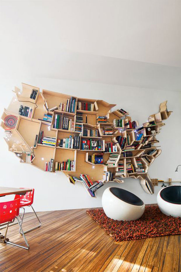 Map Bookcase