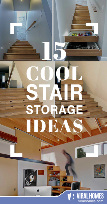 Cool Stair Storage Ideas To Organize Your Home