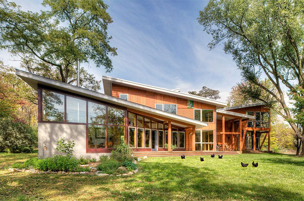 Modern Lake House