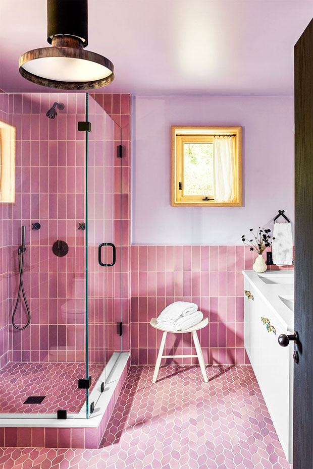 Bubblegum Pink Tiles