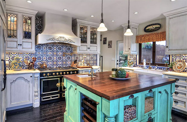 Spanish Tiled Kitchen