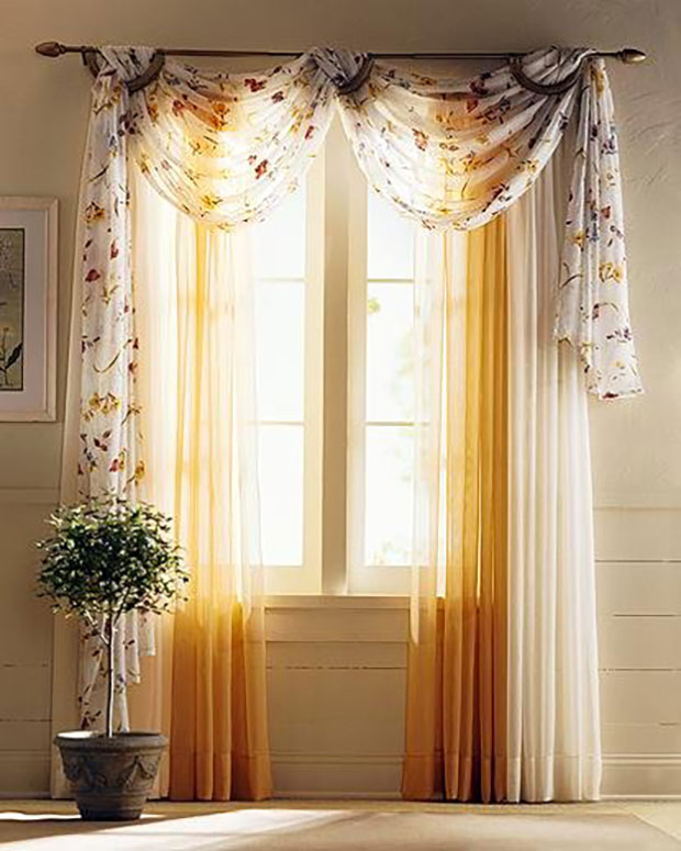 Curtains with Scallops