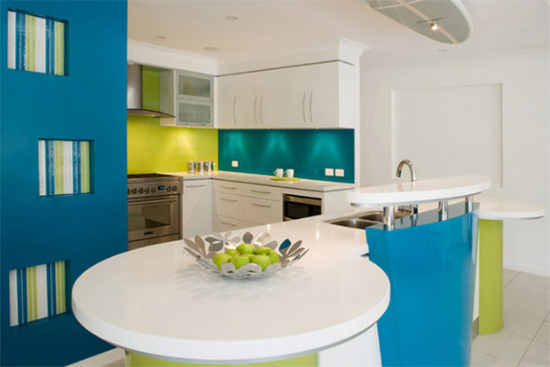 Contemporary Colorful Kitchen Designs