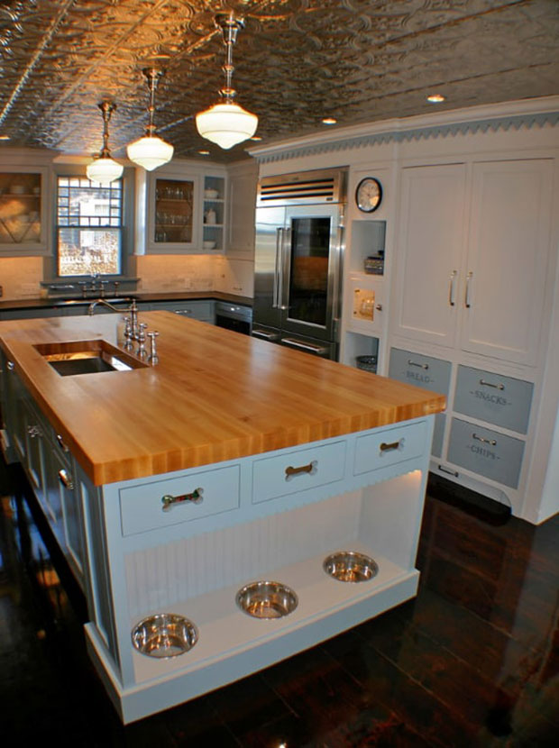 Pet-Lover Kitchen Island Ideas