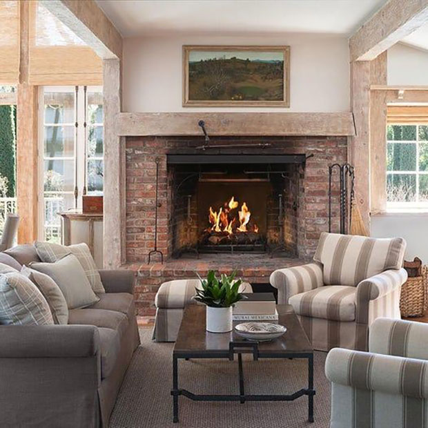 50 Gorgeous Living Room Ideas with Fireplace To Keep Warm - Viral Homes