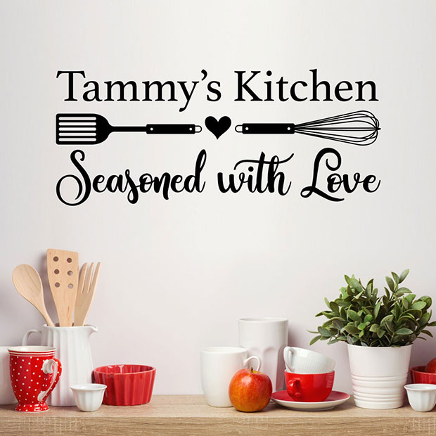 Personalize Name Kitchen