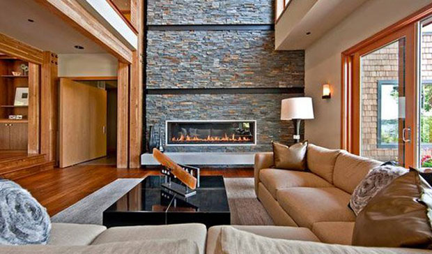 50 Gorgeous Living Room Ideas with Fireplace To Keep Warm - Viral Homes