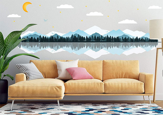 Mountain Wall Decal 