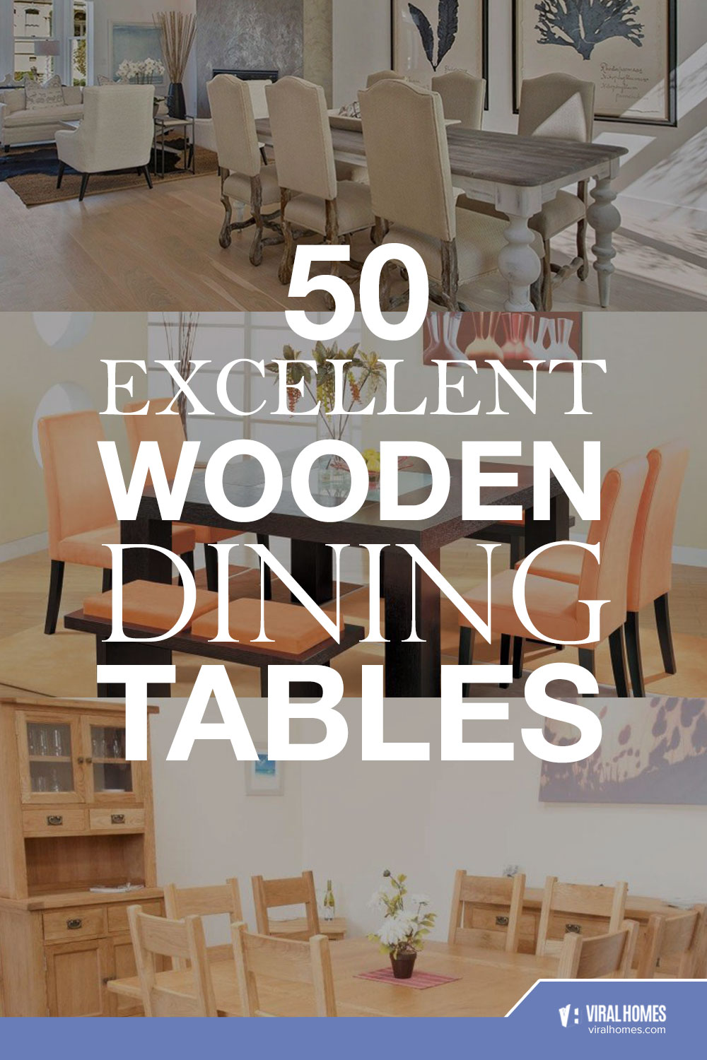 50 Excellent Wooden Dining Table Designs For Your Home