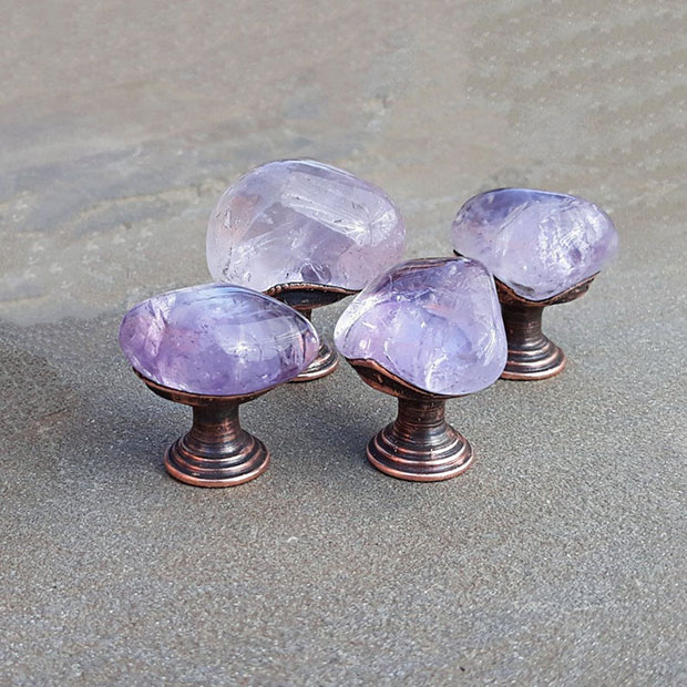 Amethyst Dresser Knobs