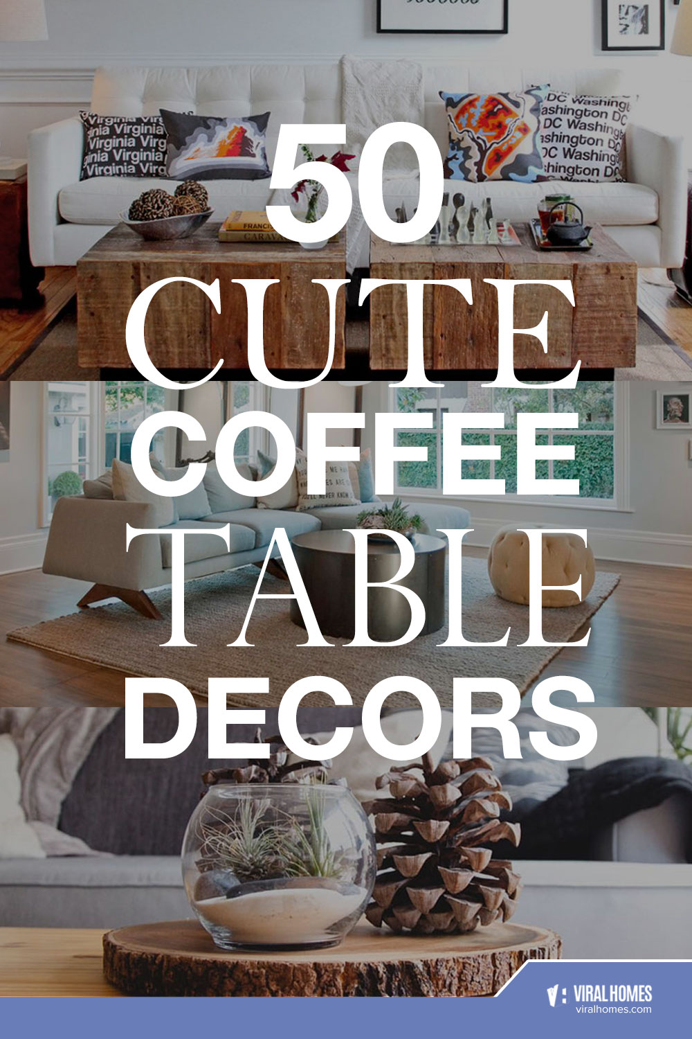 Cute Coffee Table Decor To Liven Up Your Living Room