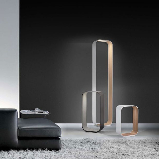 Contour Modern LED Floor Lamp