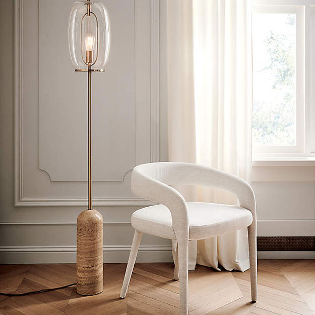 Capullo Glass Floor Lamp