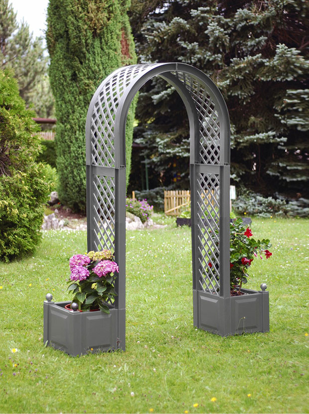 Rose Arch with Planters