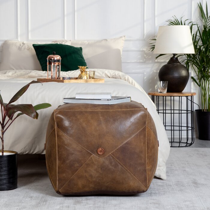 Grasser Leather Ottoman