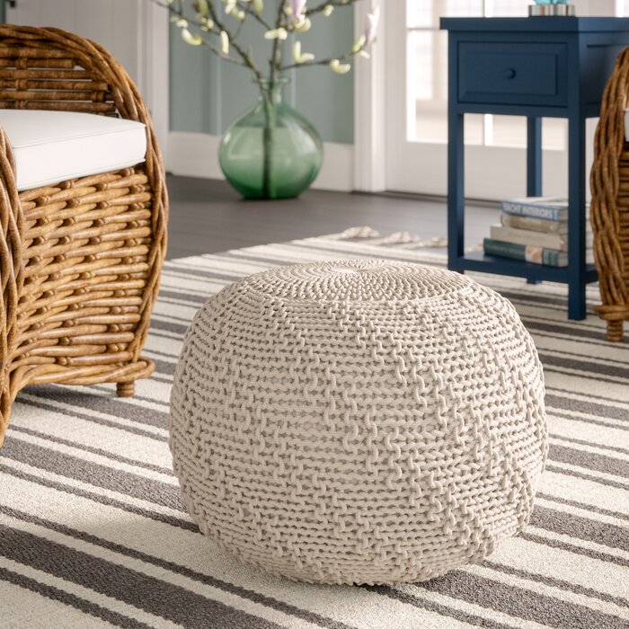 Knitted Pouf