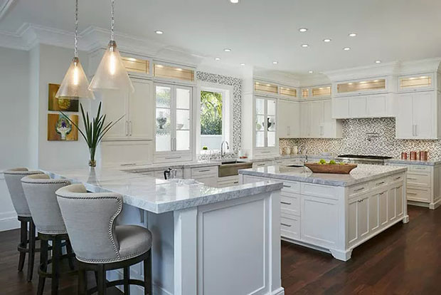 Royal Palm Yacht and Country Club White Kitchen Cabinet Ideas