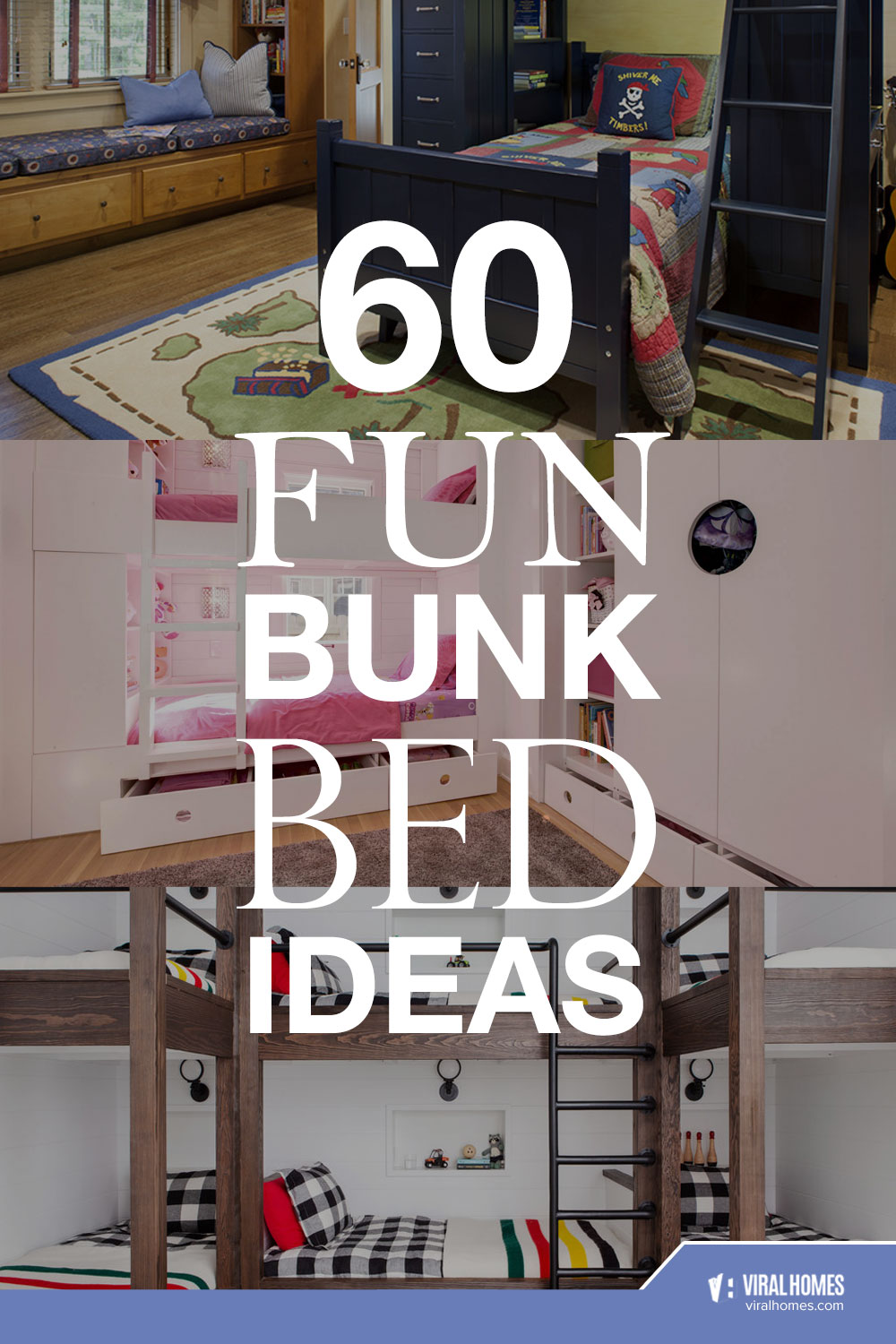 Fun Bunk Bed Ideas for the Little Kids to Have Fun With