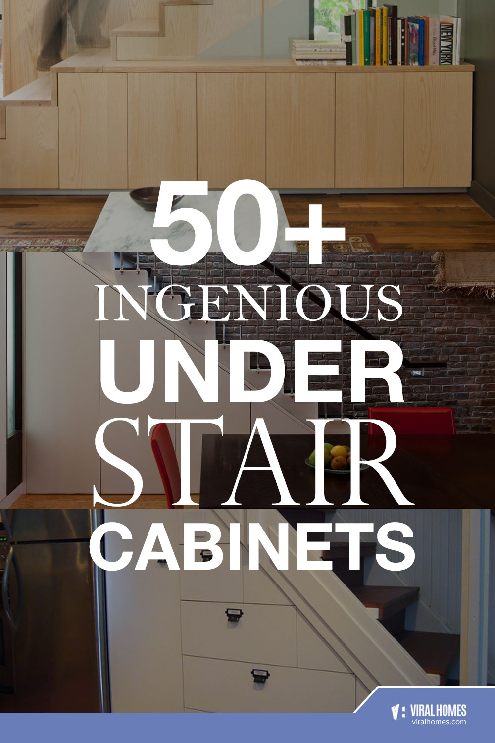 Ingenious Under Stair Cabinets For The Housekeepers