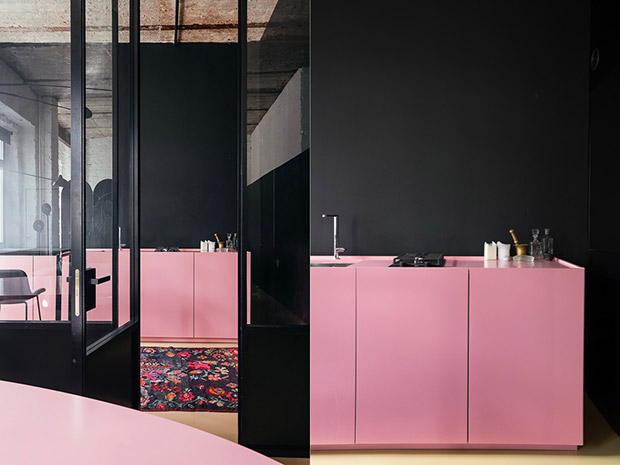Bubblegum Pink Kitchen