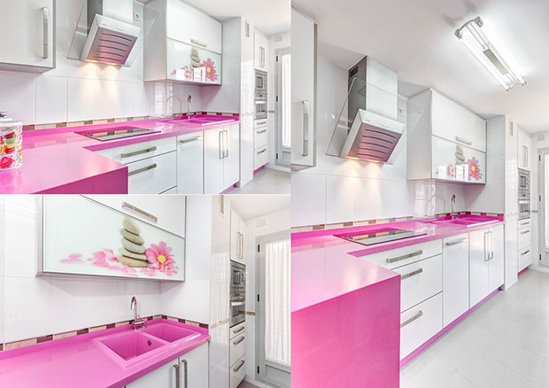 Hot Pink Kitchen