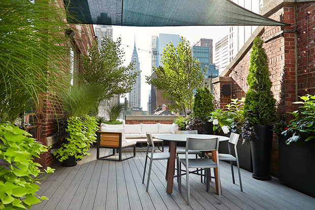 Midtown Manhattan NYC Rooftop Garden