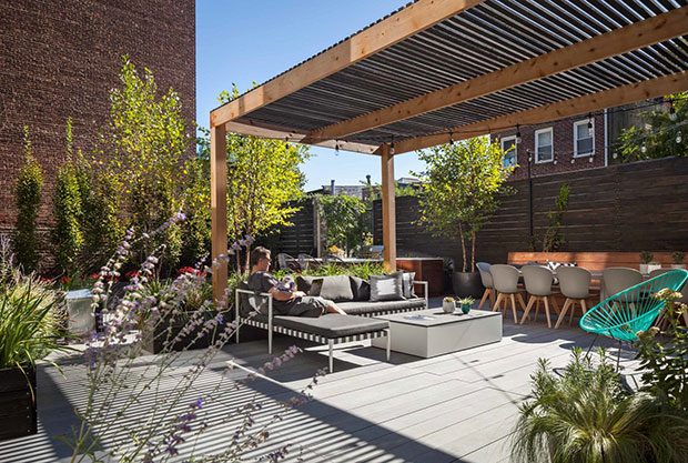 Cobble Hill Contemporary Rooftop