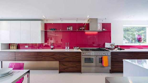 Bright Backsplash