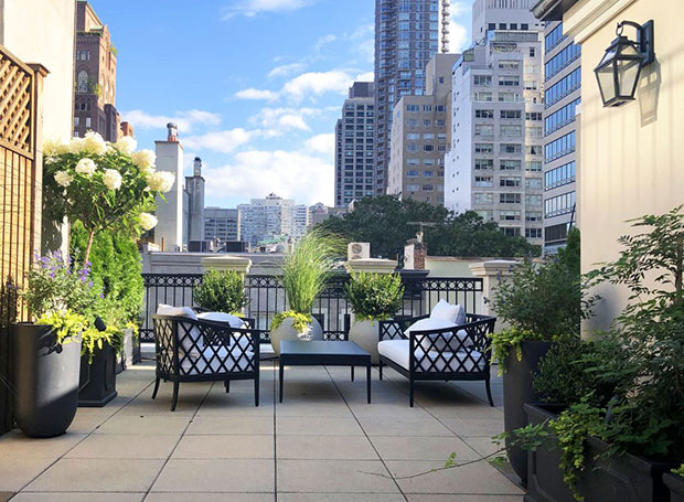 Upper East Side Classic Roof Garden