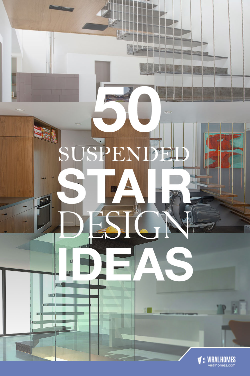 Gorgeous Suspended Stairs for Your Homes