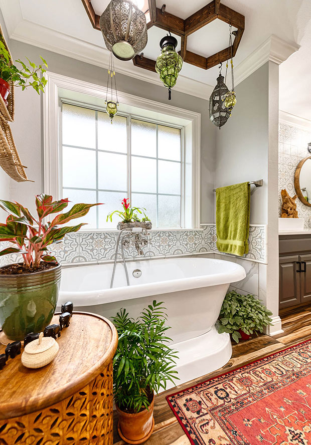 Boho Bathroom Remodel