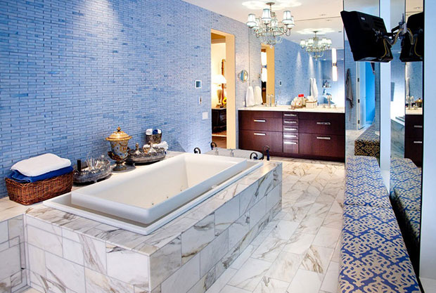 Blue Bathroom